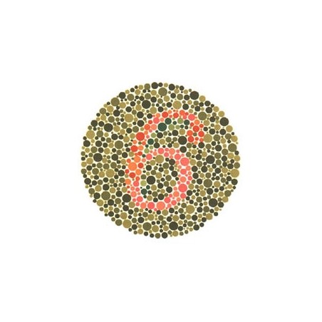 Le test d’Ishihara 24 planches