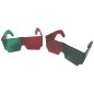 Lunettes Casque rouge / vert de Gracis