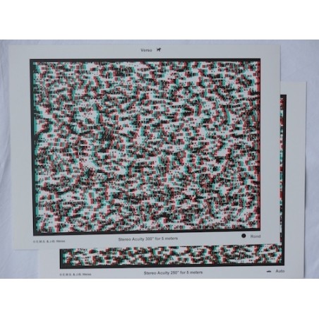 Série de 4 Tests Stéréoscopiques 