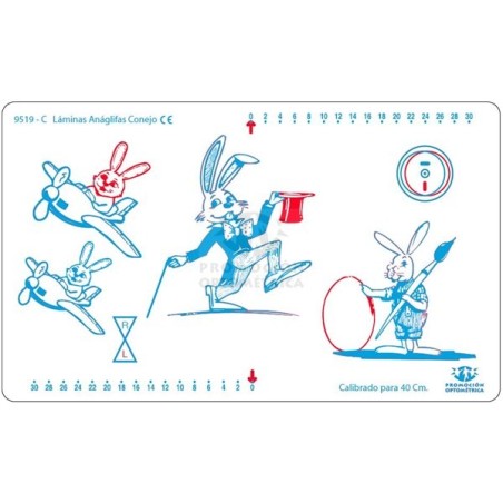 Imprimé Lapin Anagliphe