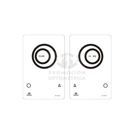 Cercles excentriques pour vision de loin