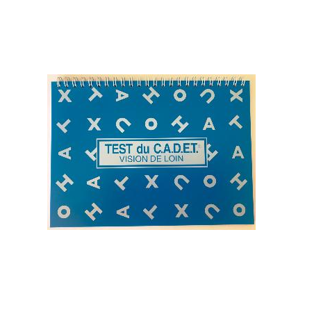 Test de CADET Vision de Loin, Lettres