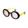 Lunettes d'occlusion rabattables givrées