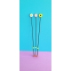 Lot de 3 Points de fixation petite fleur