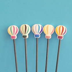 Lot de 5 Points de fixation Mongolfière