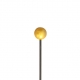Point de fixation boule 20mm dorée ou argent