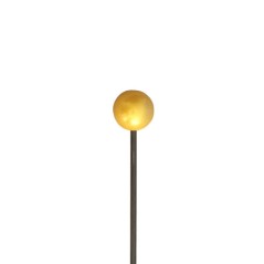 Un Point de fixation boule 20mm dorée ou argent