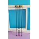 Point de fixation boule 20mm dorée ou argent