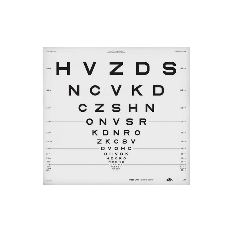 ETDRS "R" chart original 4 mètres